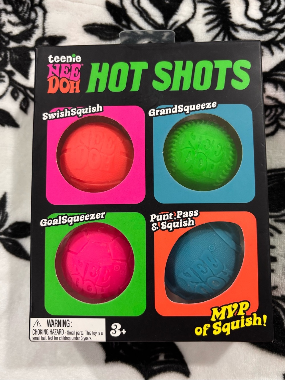 Needoh Hot Shots Kids Squish Ball Set - Multicolor